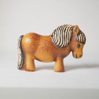 リサラーソン(Lisa Larson)の【新品】LisaLarson　リサ・ラーソン　ポニー　馬(置物)