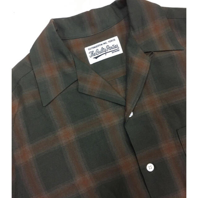 取寄商品 WACKO MARIA 23ss オンブレオープンカラーシャツ 完売品