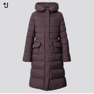 ユニクロ(UNIQLO)の【新品タグ付】ユニクロ ＋J ダウンコート XL パープル(ダウンコート)