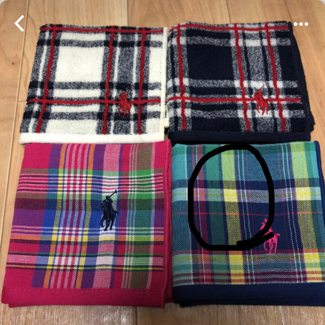 POLO RALPH LAUREN(ポロラルフローレン)のかーぷっこりんご様専用 メンズのファッション小物(ハンカチ/ポケットチーフ)の商品写真