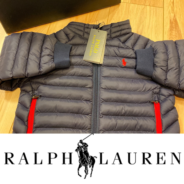 POLO RALPH LAUREN(ポロラルフローレン)の新品未使用 ラルフローレン  コンパクト ダウンジャケット キッズ/ベビー/マタニティのキッズ服女の子用(90cm~)(ジャケット/上着)の商品写真
