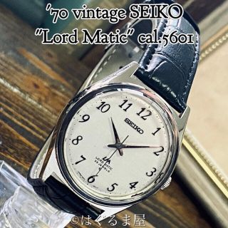 SEIKO - '70 Vint. セイコー 5601 ロードマチック OH済 アラビア数字の