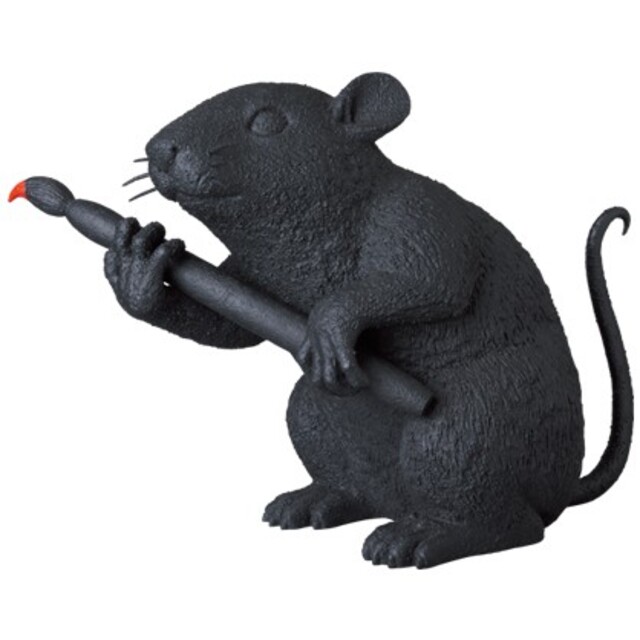 MEDICOM TOY(メディコムトイ)の新品 Sync. LOVE RAT （GESSO BLACK Ver.）限定  エンタメ/ホビーの美術品/アンティーク(彫刻/オブジェ)の商品写真