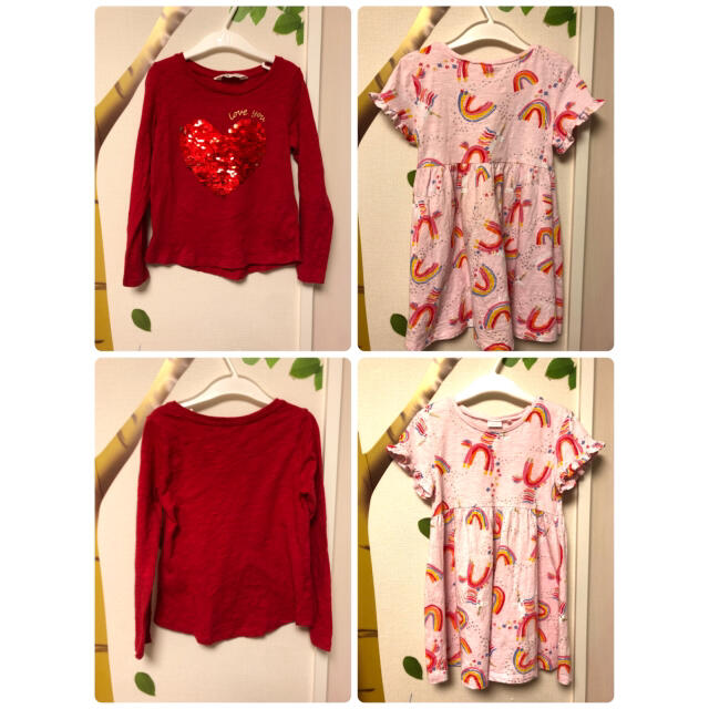 NEXT(ネクスト)のnext♡ネクストらワンピース　H&M ロンT キッズ キッズ/ベビー/マタニティのキッズ服女の子用(90cm~)(Tシャツ/カットソー)の商品写真