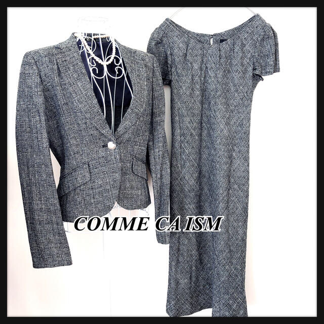 COMME CA ISM(コムサイズム)の美品♡ COMME CA ISM 【M・L】フォーマル スーツ  ワンピース レディースのフォーマル/ドレス(スーツ)の商品写真