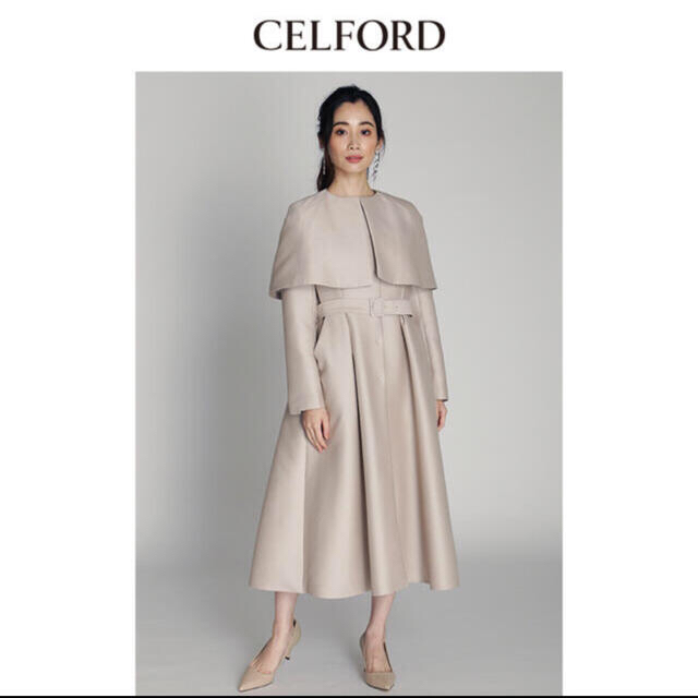 ワンピース CELFORD セルフォード❤︎シルクウールワンピースの通販 by