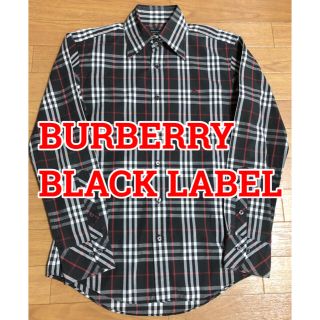 バーバリーブラックレーベル(BURBERRY BLACK LABEL)のバーバリー ブラックレーベル ノバチェックシャツ 黒(シャツ)