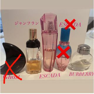 バーバリー(BURBERRY)のBURBERRY、ESCADA、ジャンフラン、Ghost、香水3set(香水(女性用))