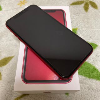 アイフォーン(iPhone)のiPhonexr 128GB RED(スマートフォン本体)