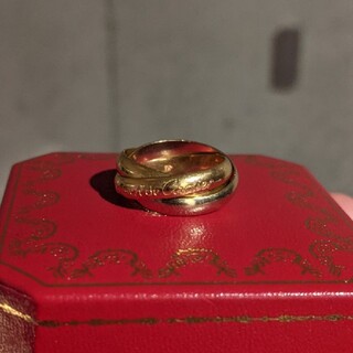 カルティエ(Cartier)のCartier 11号 51トリニティ K18 3連 カルティエ リング 指輪(リング(指輪))