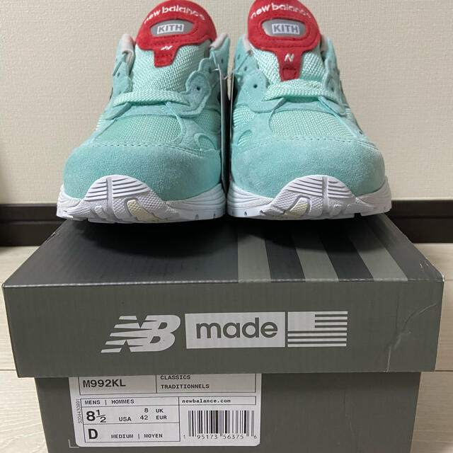 New Balance(ニューバランス)の26.5 kith new balance 992 light reef メンズの靴/シューズ(スニーカー)の商品写真