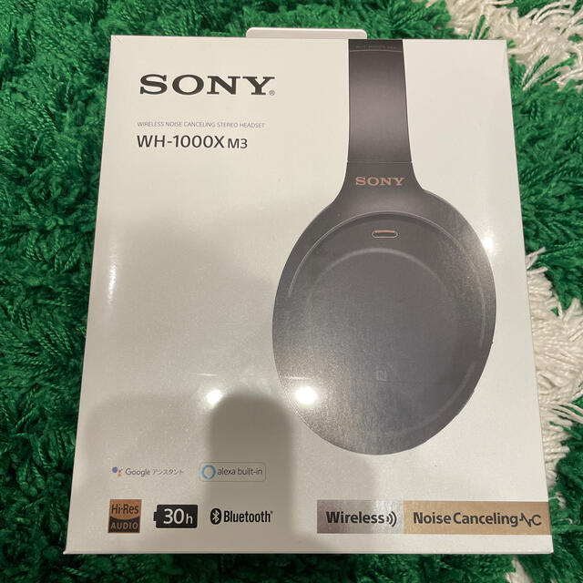 SONY WH-1000XM3 ブラック 国内正規品 新品未開封 - ヘッドフォン ...