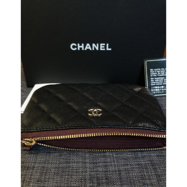 CHANEL(シャネル)の値下げ♪新品♪ シャネル クラッシック ミニポーチ（お札、カード、コイン入れ） レディースのファッション小物(財布)の商品写真