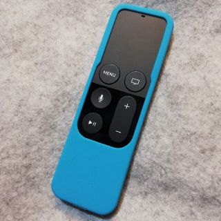 アップル(Apple)のApple TV リモコンカバー(水色)(その他)