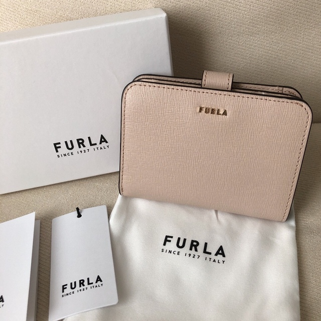 付属品全て有り★新品 FURLA フルラ バビロン ライトベージュ 1