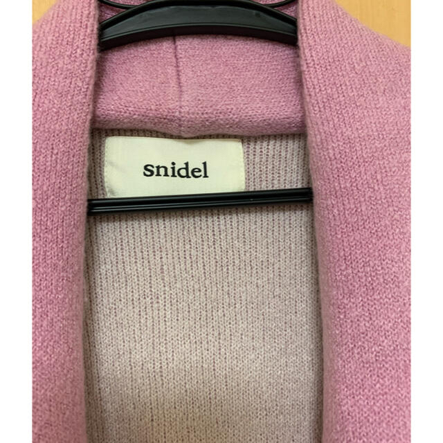 SNIDEL(スナイデル)の最終値下げ！snidel  スナイデル　ニット　コート レディースのジャケット/アウター(ニットコート)の商品写真