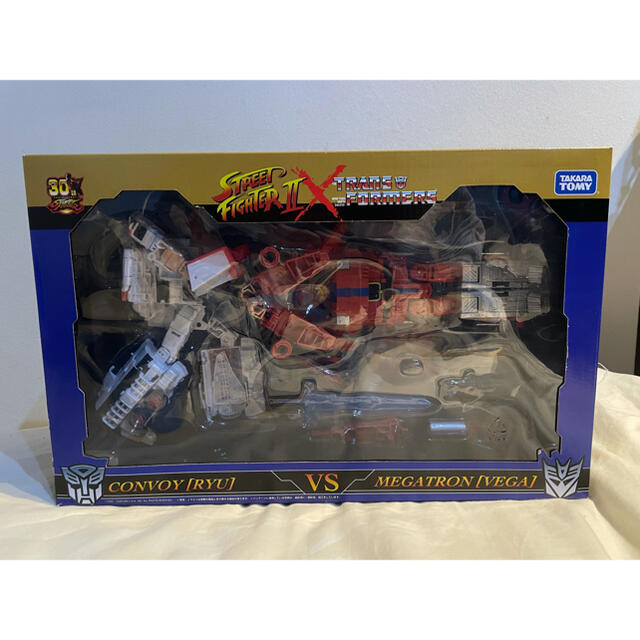 フィギュアストリートファイターII  トランスフォーマー リュウ vs ベガ