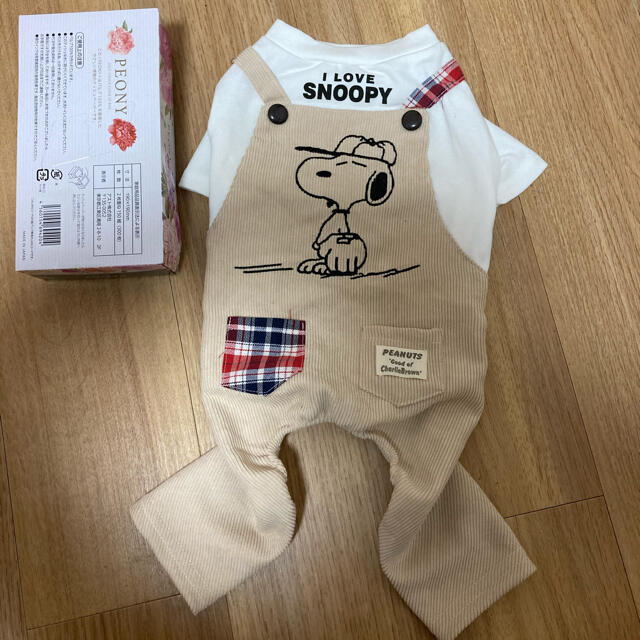 SNOOPY(スヌーピー)の期間限定お値下げ⭐︎犬服 スヌーピー ロンパース 大きめサイズ つなぎ その他のペット用品(犬)の商品写真