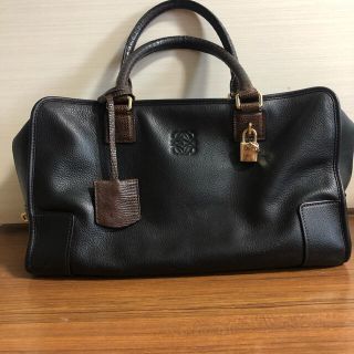 ロエベ(LOEWE)のロエベ　アマソナ36 限定品イグアナレザー(ハンドバッグ)