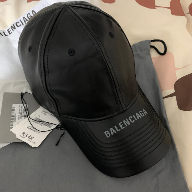 Balenciaga(バレンシアガ)のバレンシアガ　レザーキャップ メンズの帽子(キャップ)の商品写真