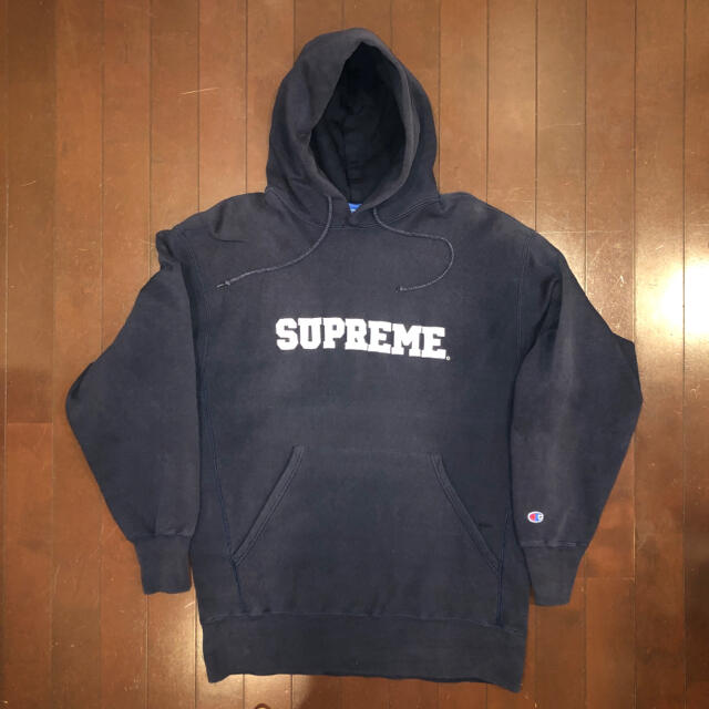 【格安SALEスタート】 90's - Supreme Supreme L Weave Reverse Champion X パーカー