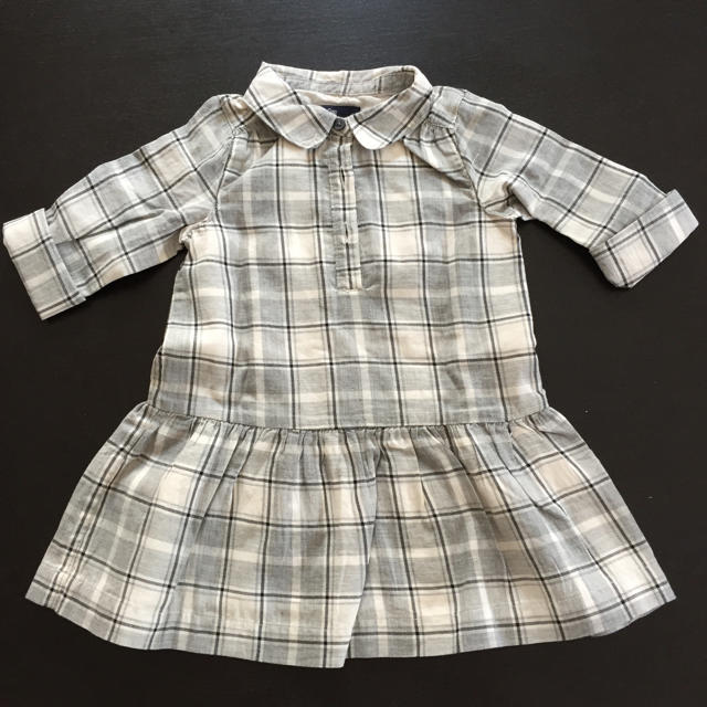 babyGAP(ベビーギャップ)のbabyGAP18-24ヶ月半袖ワンピ キッズ/ベビー/マタニティのキッズ服女の子用(90cm~)(ワンピース)の商品写真