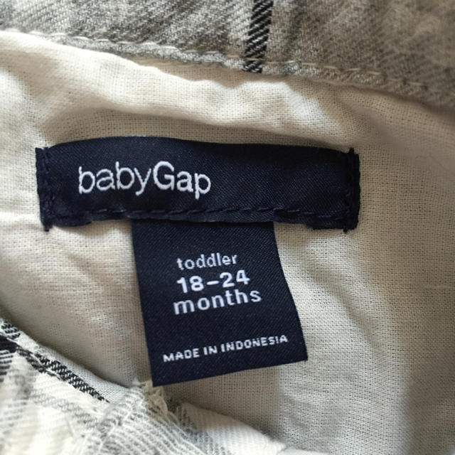 babyGAP(ベビーギャップ)のbabyGAP18-24ヶ月半袖ワンピ キッズ/ベビー/マタニティのキッズ服女の子用(90cm~)(ワンピース)の商品写真