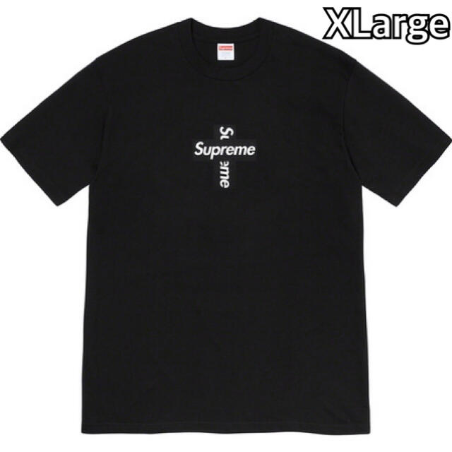 Supreme Cross Box Logo Tee Black XLarge