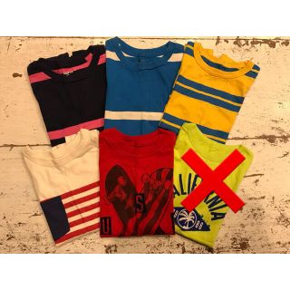 ギャップキッズ(GAP Kids)の◎まとめ売り◎美品◎GAPkids Tシャツ 120cm 5枚セット(Tシャツ/カットソー)