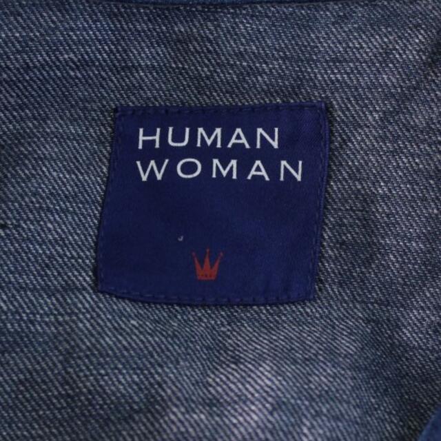 HUMAN WOMAN(ヒューマンウーマン)のHUMAN WOMAN デニムジャケット レディース レディースのジャケット/アウター(Gジャン/デニムジャケット)の商品写真