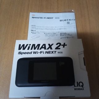 エーユー(au)のSpeed Wi-Fi NEXT W06　WiFi 　WiMAX(PC周辺機器)