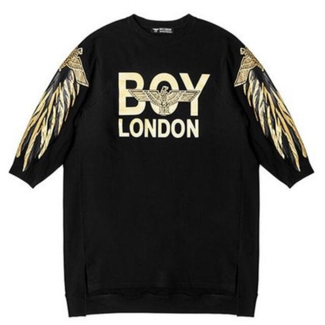 Boy London(ボーイロンドン)の美品 値下げ🔻🔻稀少ボーイロンドン ワンピースGOLD レディースのワンピース(ひざ丈ワンピース)の商品写真