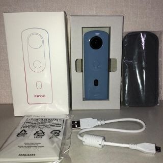 リコー(RICOH)のRICOH THETA SC2 ブルー(コンパクトデジタルカメラ)