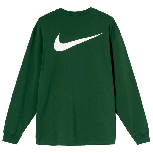 【XS】Nike stussyナイキステューシーロングスリーブTシャツ緑グリーン