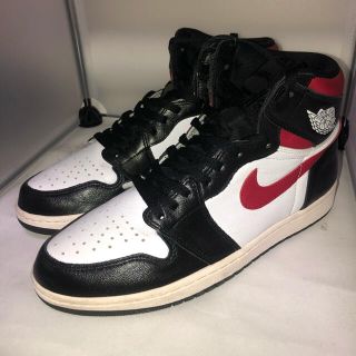 ナイキ(NIKE)のNIKE AIR JORDAN 1 HIGH OG BLACK GYM RED(スニーカー)