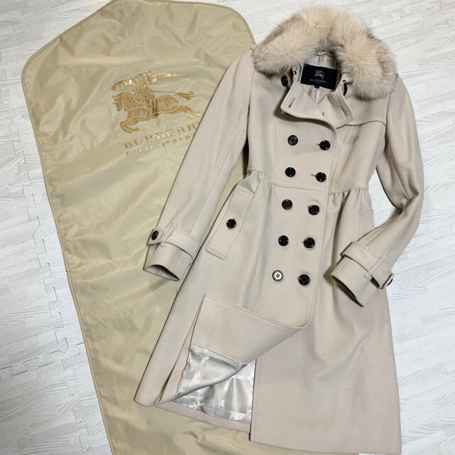 BURBERRY(バーバリー)の【超美品】バーバリー カシミヤウール　ロングコート レディースのジャケット/アウター(ロングコート)の商品写真