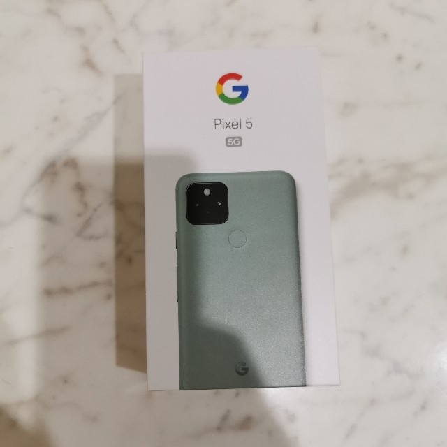 Google pixel 5 128GB SIMロック解除済み　新品未使用 1スマホ/家電/カメラ