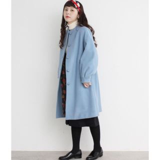 ドットアンドストライプスチャイルドウーマン(Dot&Stripes CHILDWOMAN)の【最終値下げ】スーパー100コクーンコート(ロングコート)