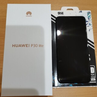 ファーウェイ(HUAWEI)のHUAWEI P30 lite ブラック 64 GB SIMフリー(スマートフォン本体)