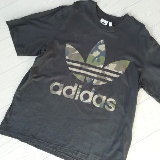 アディダス(adidas)のadidas アディダス 半袖Tシャツ ロゴTシャツ ビッグロゴ 迷彩 オーバー(Tシャツ/カットソー(半袖/袖なし))