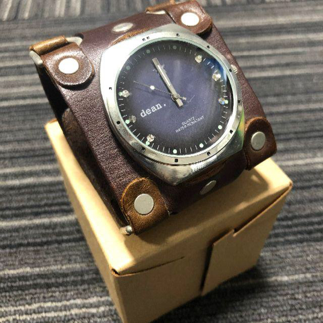 【新品未使用】★Dean レザーウォッチ ジョニーデップ 【新品未使用】★Dean レザーウォッチ ジョニーデップ