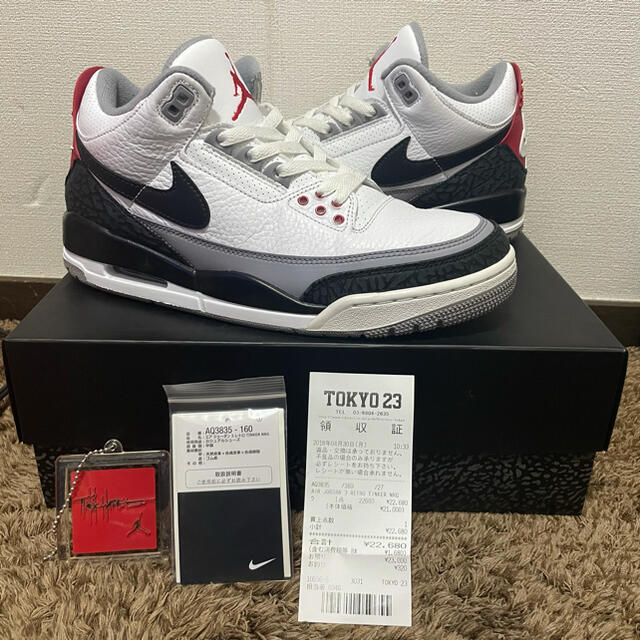 airjordan 3 ティンカー　27センチ靴/シューズ