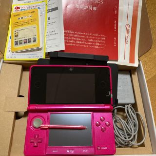 ニンテンドー3DS(ニンテンドー3DS)の難あり「Nintendo 3DS  本体グロスピンク」送料込み(携帯用ゲーム機本体)