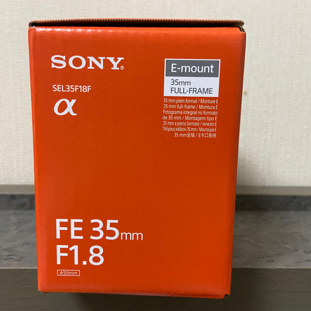 未使用品　FE35mm f1.8 SONY