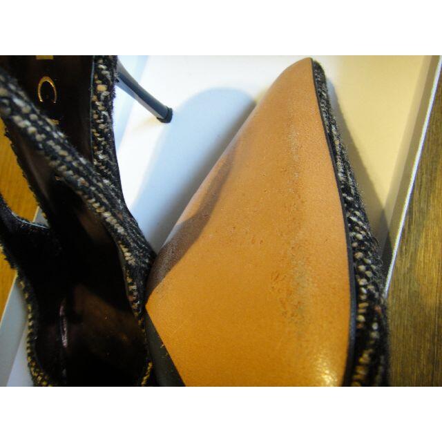 VICINI(ヴィチーニ)の【美品】ヴィッチーニ ツイードパンプス サイズ36 イタリア製 レディースの靴/シューズ(ハイヒール/パンプス)の商品写真
