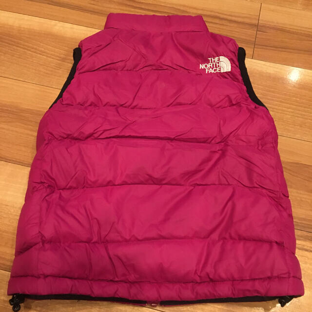 THE NORTH FACE(ザノースフェイス)のノースフェイス ダウン ベスト120 ワインレッド 110 130 アコンカグア キッズ/ベビー/マタニティのキッズ服女の子用(90cm~)(ジャケット/上着)の商品写真