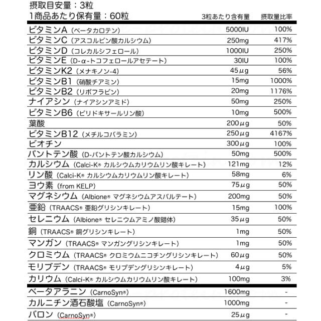 アナバイト ANAVITE 180錠×2 新品 マルチビタミン  食品/飲料/酒の健康食品(ビタミン)の商品写真