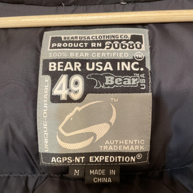 最高級 90s ビンテージ Bear USA マウンテン ダウン パーカー