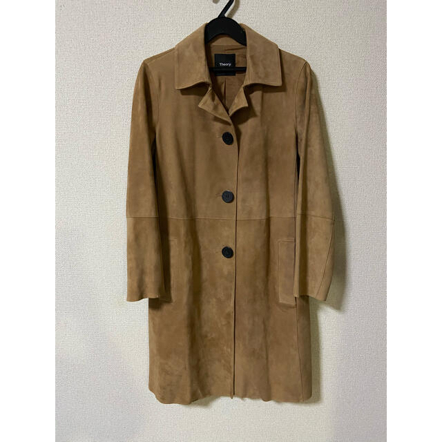正規品販売! - theory Theory 定価約17.6万円 スエードコート 18aw
