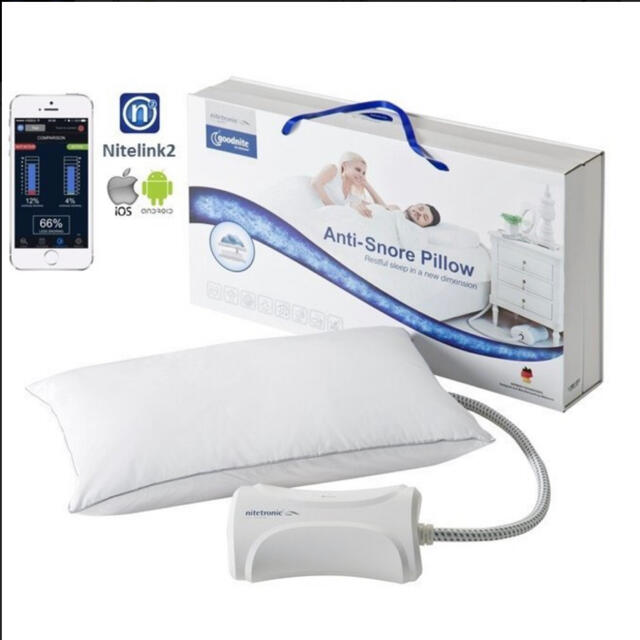 nitetronic anti-snore pillow Francebed インテリア/住まい/日用品の寝具(枕)の商品写真